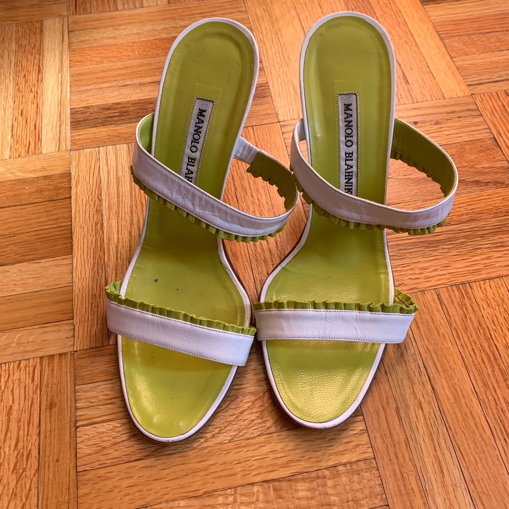 Vintage Manolo Blahnik strappy heels